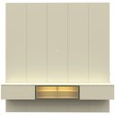 Ver imagem 6 de Home para TV 220 Realce Luminare Off White - Gelius
