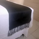 Ver imagem 3 de Peseira para Cama Casal Luxo Jacquard 2,10x0,45 Berlim Preto
