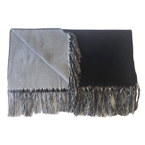 Peseira para Cama Casal Luxo Jacquard 2,10x0,45 Berlim Preto