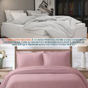 Ver imagem 4 de Cobreleito Queen Size 300 Fios Melynda Bordado Super Elegante:rosa