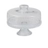 Boleira com Tampa e Pedestal, Prato para Bolo de Vidro - 2