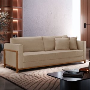 Sofá 3 Lugares Paris Linho 1,94M