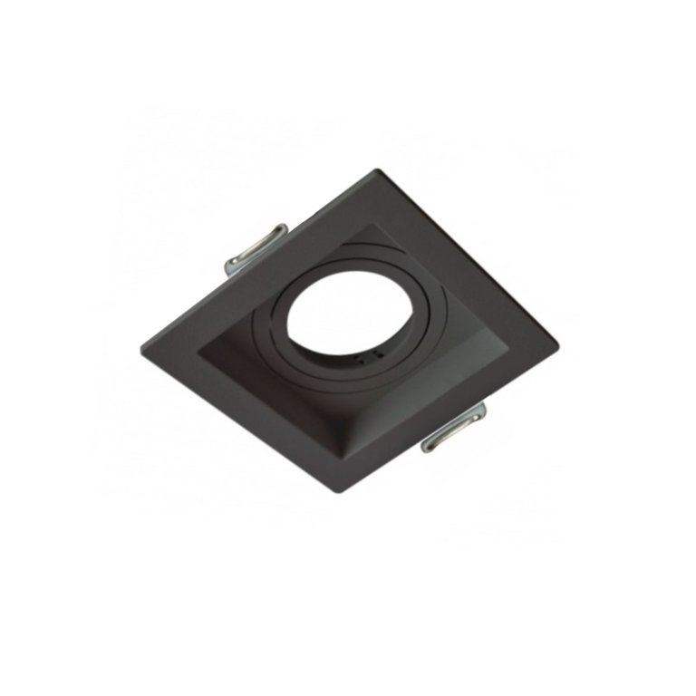 Spot de Embutir Par20 Quadrado Orientável Face Recuada Preto Moon 1061068