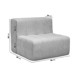 Sofá Modular de Canto 02 Módulos Easybox Cabecasa Madeiramadeira - 17