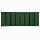 Ver imagem 2 de Cabeceira Queen Veludo Verde Placa Modulada Estofada Ripada Adesiva