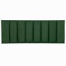 Cabeceira Queen Veludo Verde Placa Modulada Estofada Ripada Adesiva - 2