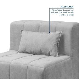 Sofá Modular 02 Módulos Poltrona Easybox Cabecasa Madeiramadeira - 9