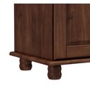 Ver imagem 7 de Buffet Aparador Rústico 100% Madeira Maciça 4 Portas 4 Gavetas Linha Rubi