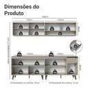 Ver imagem 4 de Armário de Cozinha Completa 240cm Nice Madesa 02
