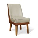 Ver imagem 4 de Cadeira de Jantar Virgínia Composê e Courissimo