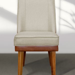 Cadeira de Jantar Virgínia Composê e Courissimo