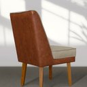 Ver imagem 2 de Cadeira de Jantar Virgínia Composê  e Courissimo