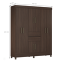 Ver imagem 4 de Conjunto de Guarda Roupa e Sapateira Gran Siena 8 Portas