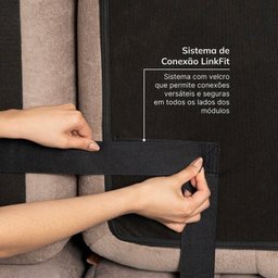 Sofá Modular de Canto 02 Módulos Easybox Cabecasa Madeiramadeira - 10