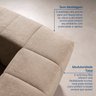 Sofá Modular 2 Lugares com braço lateral EasyBox CabeCasa MadeiraOriginals - 6