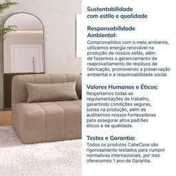 Sofá Modular de Canto 02 Módulos Easybox Cabecasa Madeiramadeira - 11