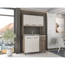Ver imagem 2 de Cozinha Compacta, com Ótimo Espaço para Armazenamento - Naturale / Off White