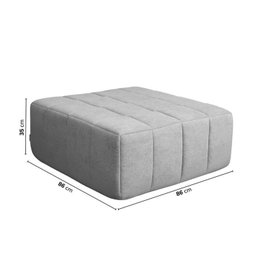 Sofá Modular de Canto 01 Canto 01 Poltrona e 01 Puff Easybox Cabecasa Madeiramadeira - 20
