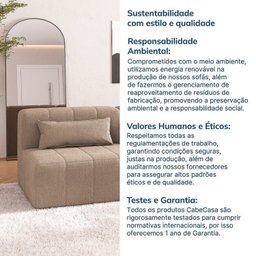 Sofá Modular 02 Módulos Poltrona Easybox Cabecasa Madeiramadeira - 11