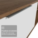 Ver imagem 7 de Rack para TV até 80 Polegadas 218 cm 2 Portas Rustic/Branco Stella Madesa