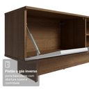 Ver mais imagens de Rack para TV até 80 Polegadas 218 cm 2 Portas Rustic/Branco Stella Madesa