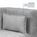 Ver mais imagens de Sofá Modular 3 Lugares com puff EasyBox CabeCasa MadeiraOriginals