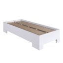 Ver imagem 3 de Cama de Solteiro Box com Estrado Fixo 80 Xangai Cinza/Grafite