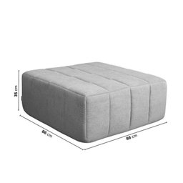 Sofá Modular de Canto 02 Poltronas 01 Canto e 01 Puff Cabecasa Madeiramadeira - 19