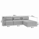 Ver imagem 2 de Sofá Modular de Canto 02 Poltronas 01 Canto e 01 Puff CabeCasa MadeiraOriginals