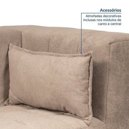 Sofá Modular 02 Módulos de Canto Easybox Cabecasa Madeiramadeira - 9