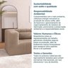 Sofá Modular 02 Módulos de Canto Easybox CabeCasa MadeiraMadeira - 11