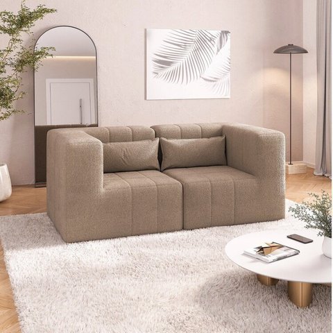 Sofá Modular 2 Lugares com Braços Laterais EasyBox CabeCasa MadeiraOriginals