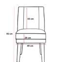 Ver imagem 6 de Kit 06 Cadeiras de Jantar Virgínia Composê e Courissimo