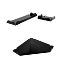 Ver imagem 1 de Acessórios de banheiro prateleiras e porta shampoo preto