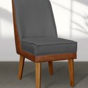 Ver imagem 1 de Kit 06 Cadeiras de Jantar Virgínia Composê e Courissimo