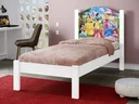 Ver imagem 2 de Cama Solteiro Adesivada Castelo 100% Mdf - Extrado Madeira + Colchão Solteiro 188x88