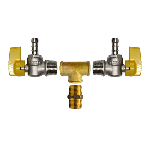 Kit Duas Mangueiras Aço Instalação Fogão e Forno 60cm e 1,5m