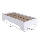 Ver imagem 5 de Cama de Casal Box com Estrado Fixo 140 Xangai Branco
