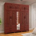 Ver imagem 2 de Guarda Roupa com 10 Portas e 4 Gavetas com Espelho Cobre Finestra