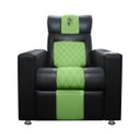 Ver imagem 3 de Poltrona Gamer Streamer Sparta com Carregador Usb Corino Preto/verde Sofa Store
