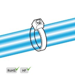 Abracadeira insulok T18L Natural 200X2,5MM 1000pc Hellermann - 6