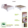 Cama de Casal Queen Box com Estrado Fixo 160 Xangai - 6
