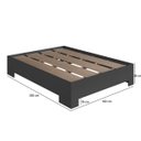 Ver imagem 5 de Cama de Casal Queen Box com Estrado Fixo 160 Xangai Marrom/Mel