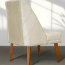 Ver imagem 2 de Kit 06 Cadeiras de Jantar Paris Suede Bege