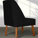 Ver imagem 2 de Kit 06 Cadeiras de Jantar Paris Suede Preto