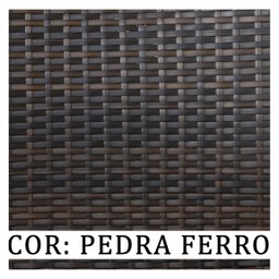 Espreguiçadeira Esteira Catar Com 7 Regulagens Fibra Sintética para Piscina, Praia, Gramado - Pedra - 4 Espreguiçadeira Esteira Catar Com 7 Regulagens Fibra Sintética para Piscina, Praia, Gramado - Pedra - 4