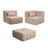 Sofá Modular de Canto 01 Canto 01 Poltrona e 01 Puff Easybox CabeCasa MadeiraMadeira - 5