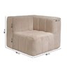 Sofá Modular de Canto 01 Canto 01 Poltrona e 01 Puff Easybox CabeCasa MadeiraMadeira - 13