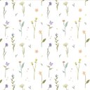 Ver imagem 1 de Papel de Parede Autocolante Jardim Flores Quarto Sala - 3 Metros