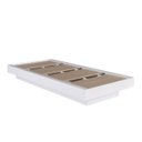 Ver imagem 3 de Cama Solteiro Juvenil Suspensa 80/90 Zurique Branco